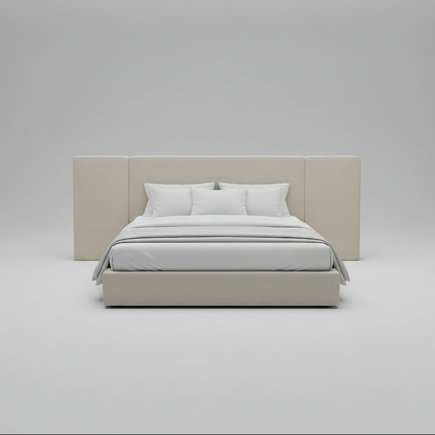 إطار سرير من الخشب الصلب من هوم سكوير - قاعدة متينة