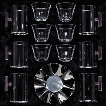 Tea Glasses & Coffee Cups Set | طقم استكانات وفناجين