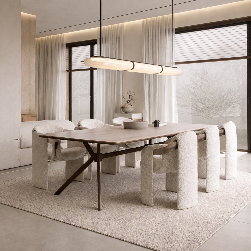 Tavola Dining Table | Porcelain & Steel | 150×90 cm