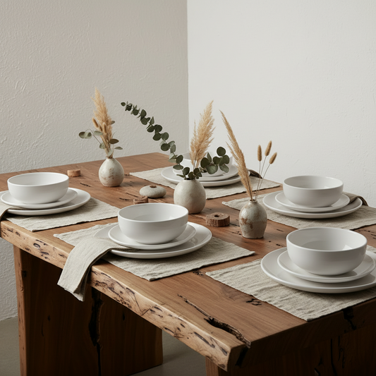 Luxora Dinner Set - 18 Pieces for 6 Persons