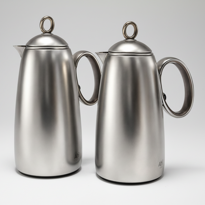 Luxora Wooden Thermos Set - 2 Pieces (1L + 0.7L)