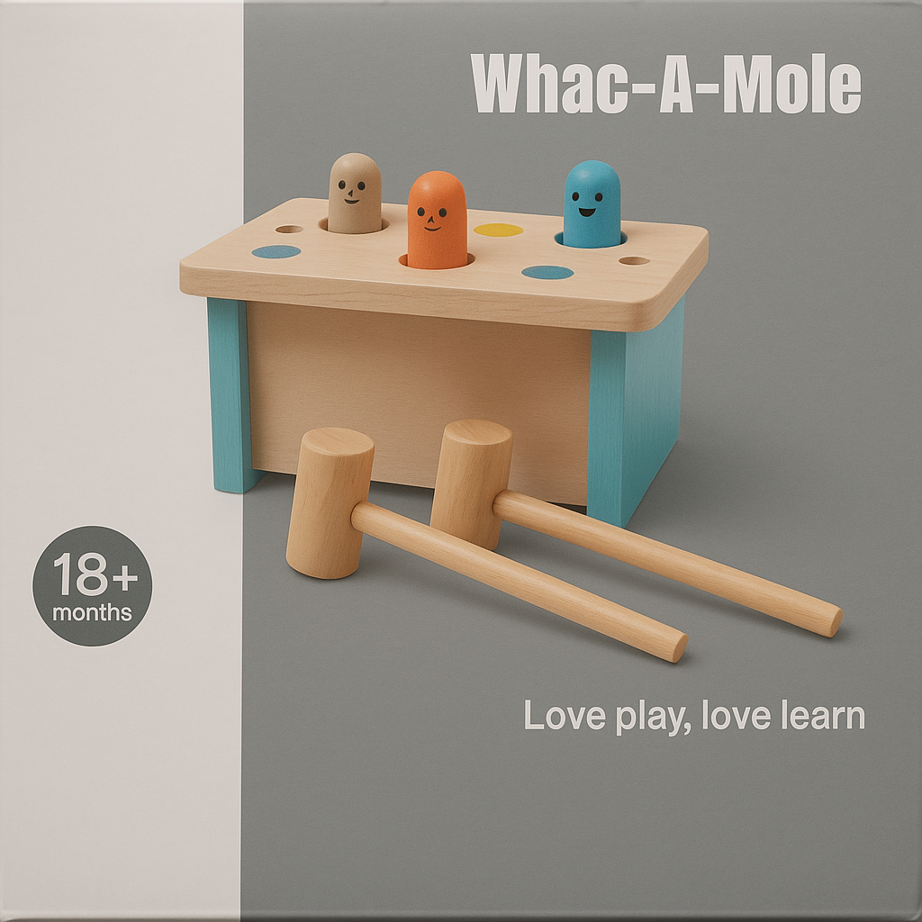 EDUC TOY WOODEN WHACK