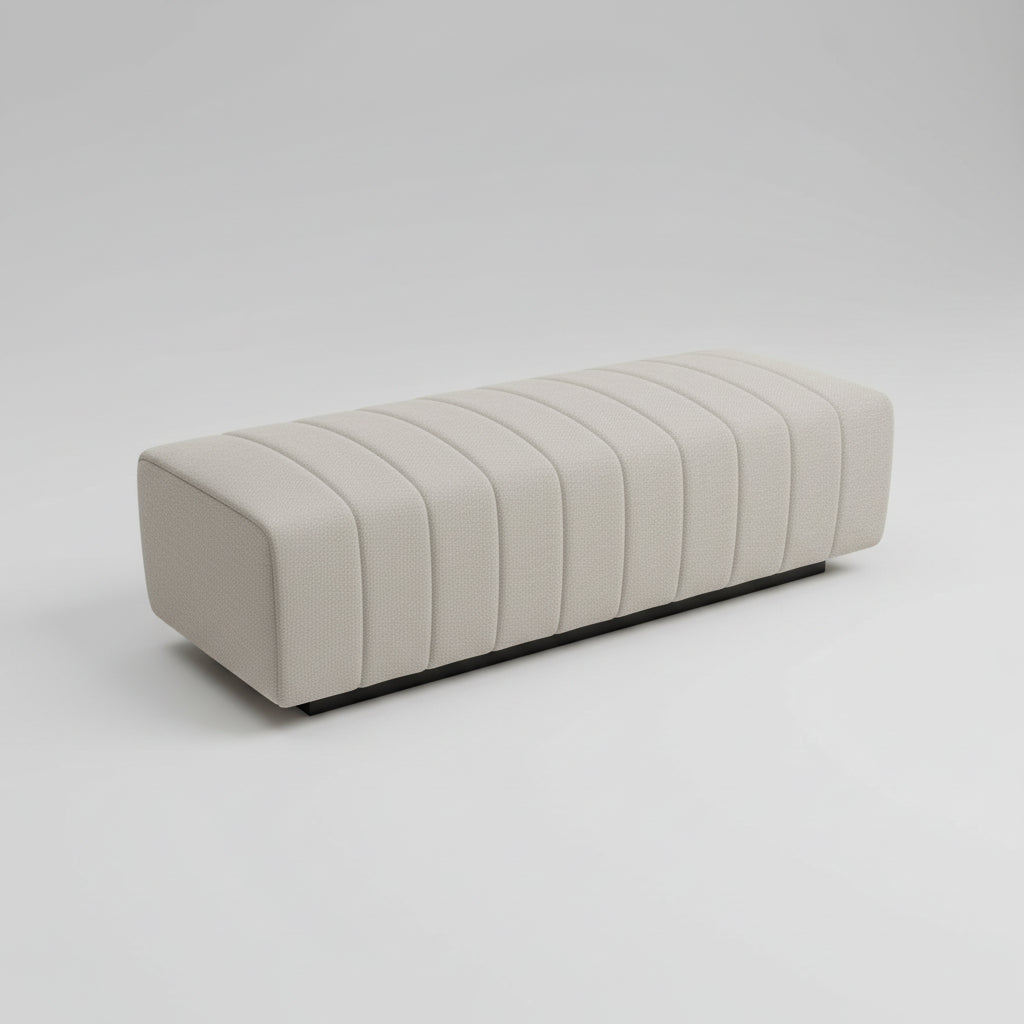 Luxury Upholstered Bench | Available Upon Request | Fabric Color Customizable | Premium Collection