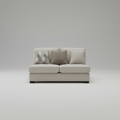 Modular Sectional Sofa Component | Armless Section | Premium Living Collection
