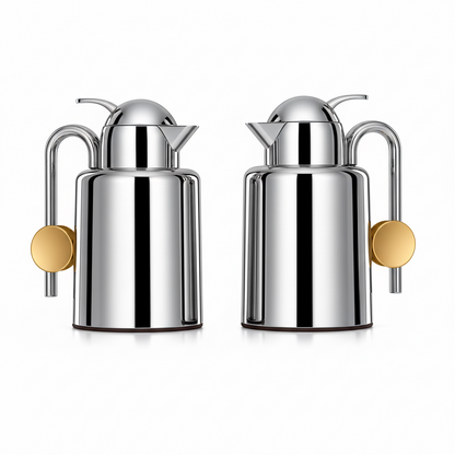 Regal Collection - Vacuum Flask Set Silver & Gold