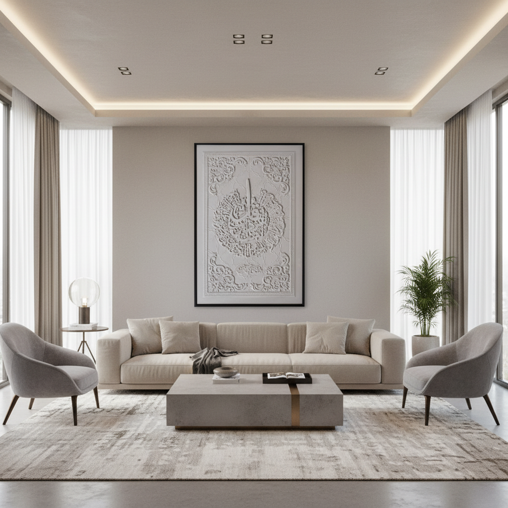 Surah An-Nas Wall Art 80×120cm | Premium Islamic Décor