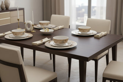 HUROOF 18-Piece Dinnerware Set for 6 People