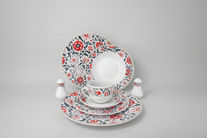 32-Piece Dinnerware Set for 6 People | طقم سفرة 32 قطعة لـ 6 أشخاص