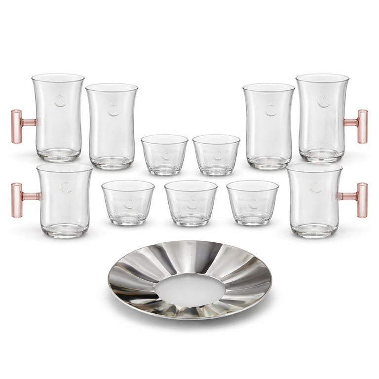 Tea Glasses & Coffee Cups Set | طقم استكانات وفناجين
