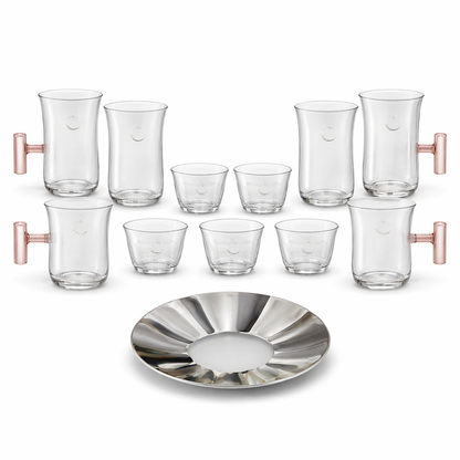 Tea Glasses & Coffee Cups Set | طقم استكانات وفناجين