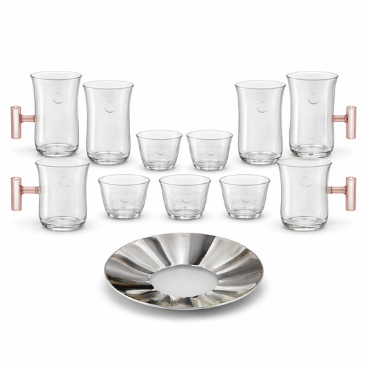 Tea Glasses & Coffee Cups Set | طقم استكانات وفناجين